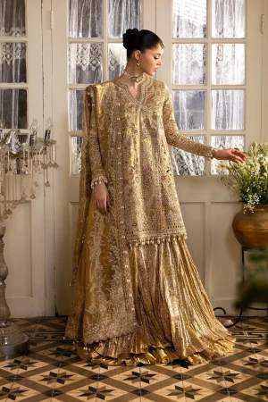 Afrozeh Goldveil Wedding Dress in Bangladesh