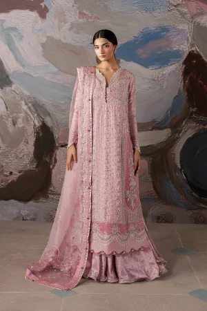 Ayzel Burnora in Bangladesh Pink Gleam Silk Wedding Dress