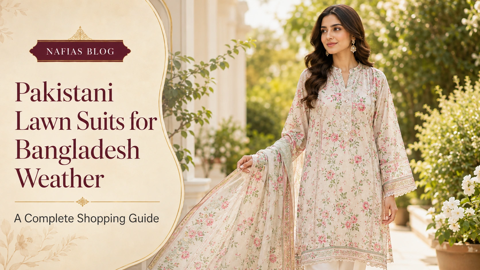 Pakistani Lawn Suits in Bangladesh for warm and humid summer weather