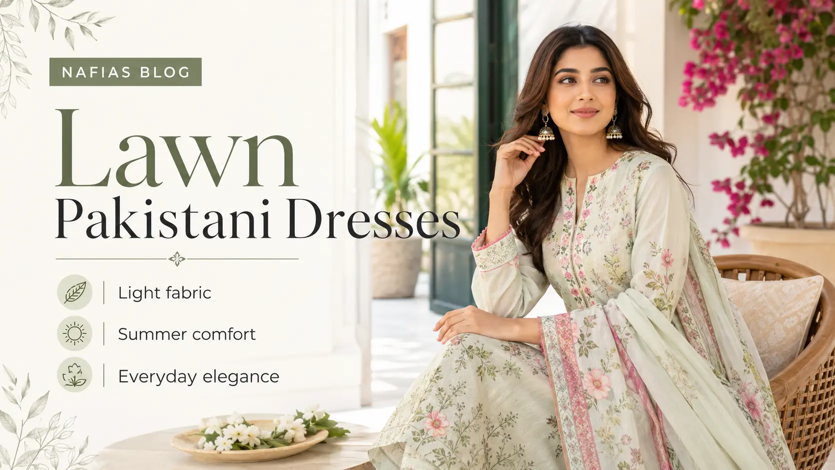 Lawn Pakistani Dresses for warm and humid Bangladesh weather